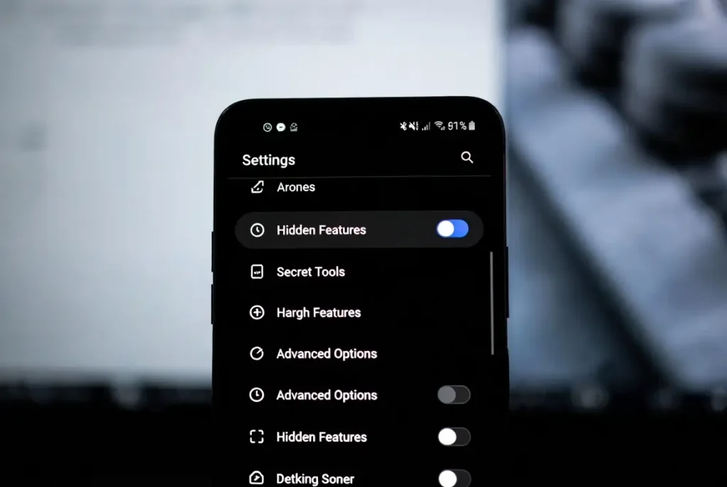 Hidden features on Android and iPhone smartphone settings exploration