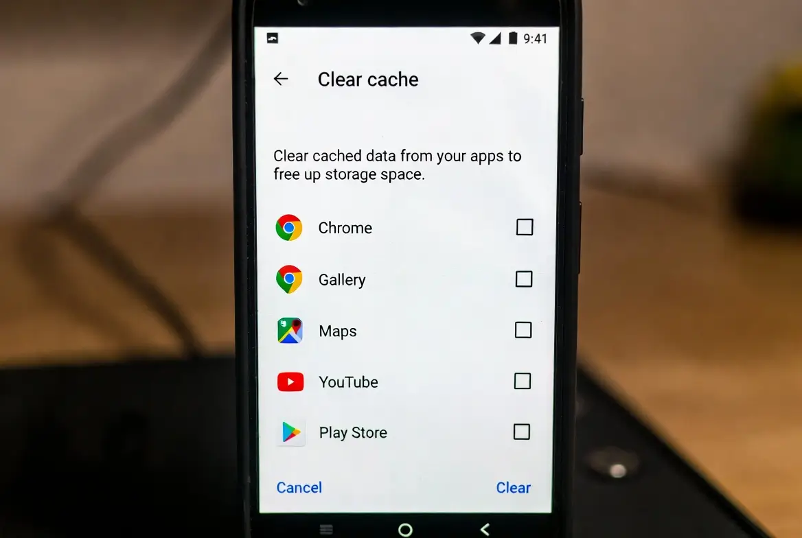 clear app data unless necessary.