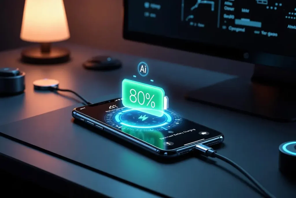 iPhone optimized battery charging feature stopping at 80 percent for battery health