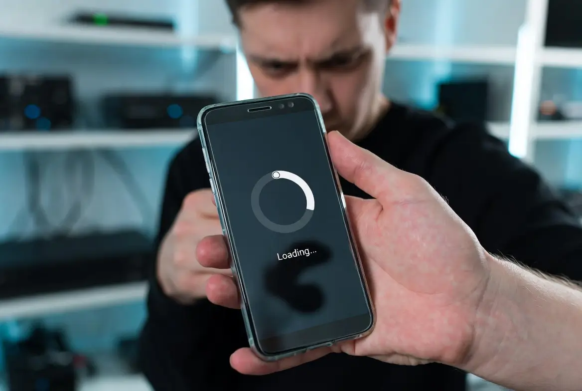 Slow Android phone showing lag and performance issues in 2026