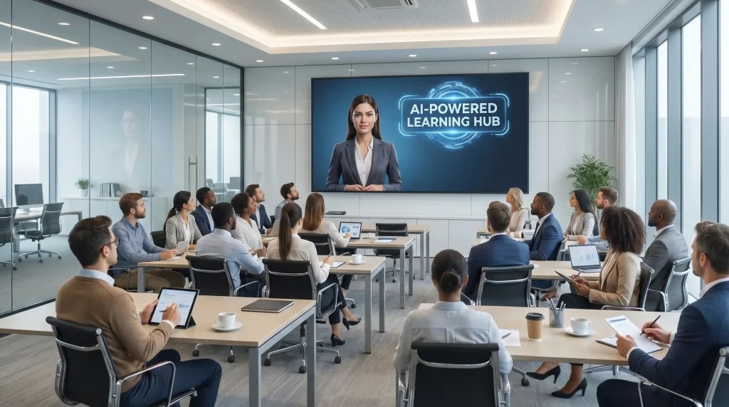 Synthesia AI corporate training and educational video platform